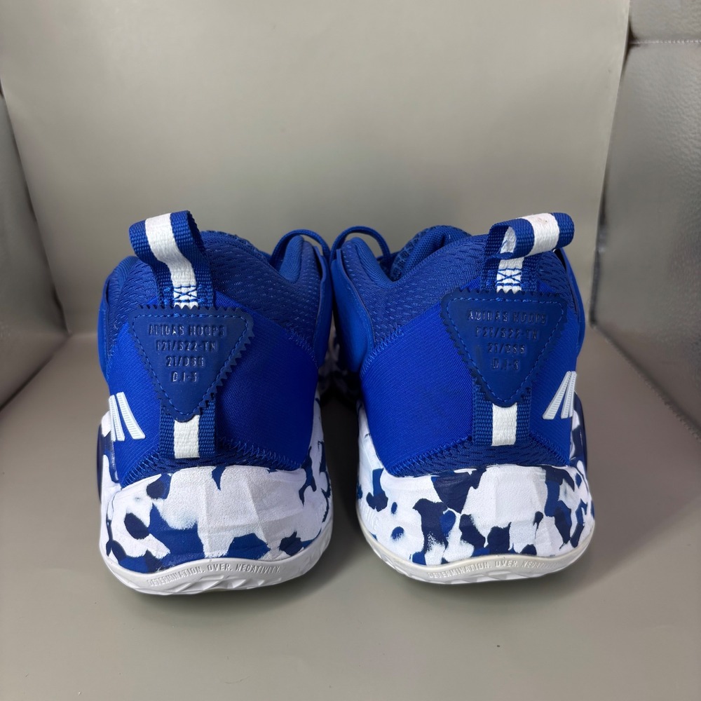 Adidas Donovan Mitchell DON Issue 3 Blue White Camo H67718 Mens 9.5 Basketball - Picture 4 of 7